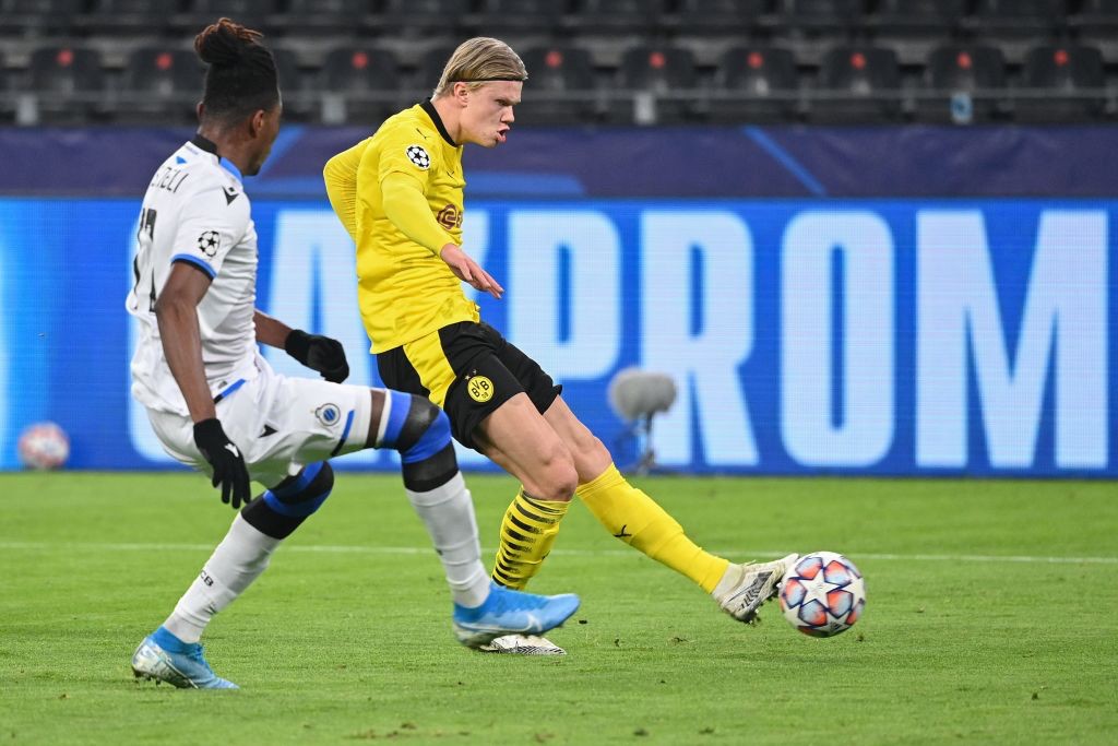 Erling Braut Håland a marqué 15 buts en 12 matchs en Ligue des champions